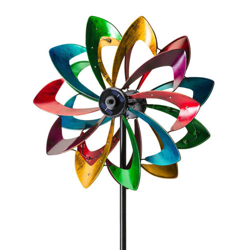Plow & Hearth Flower Garden Wind Spinner & Reviews Wayfair